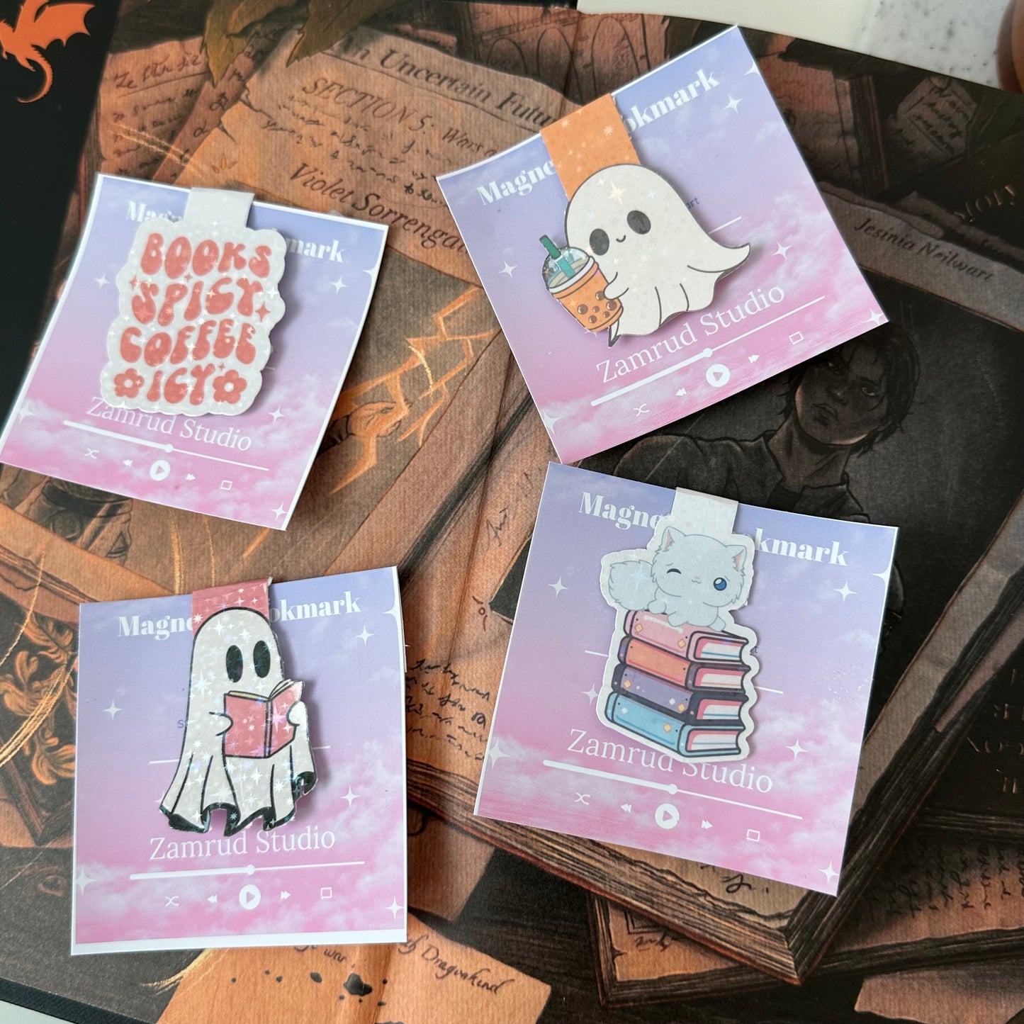 Books Spicy Book Mark