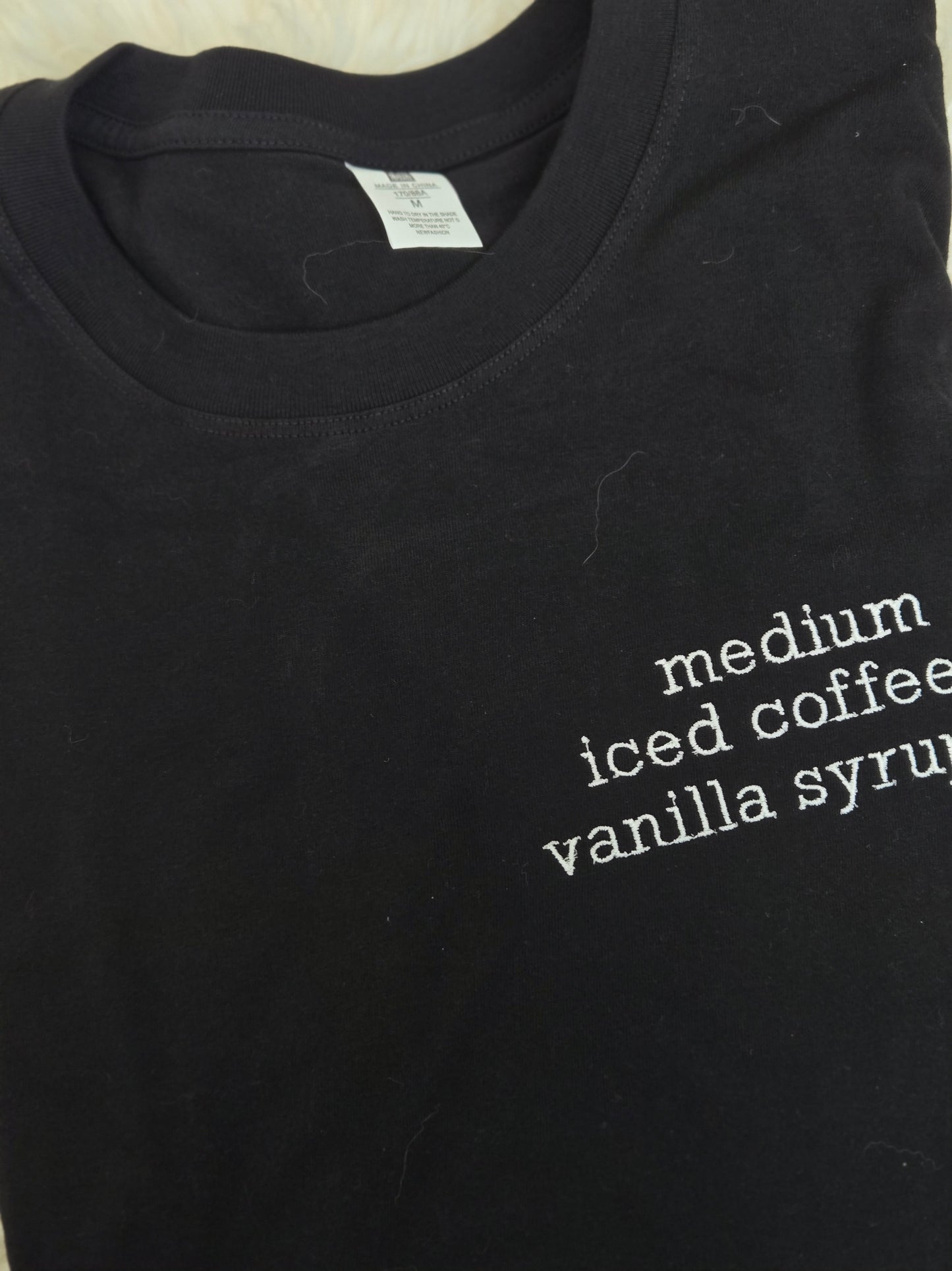 Coffee Order TShirt (custom)