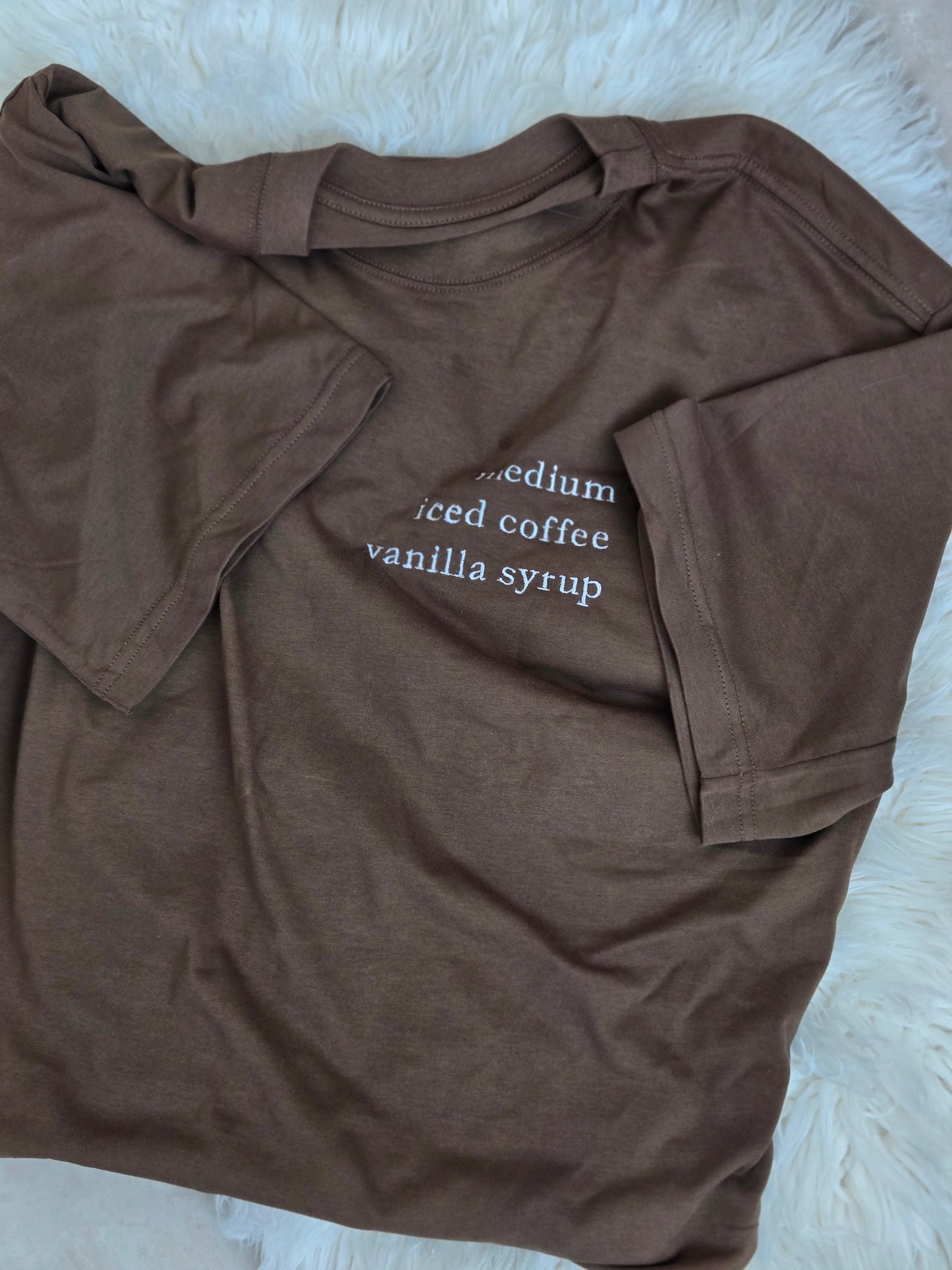 Coffee Order TShirt (custom)