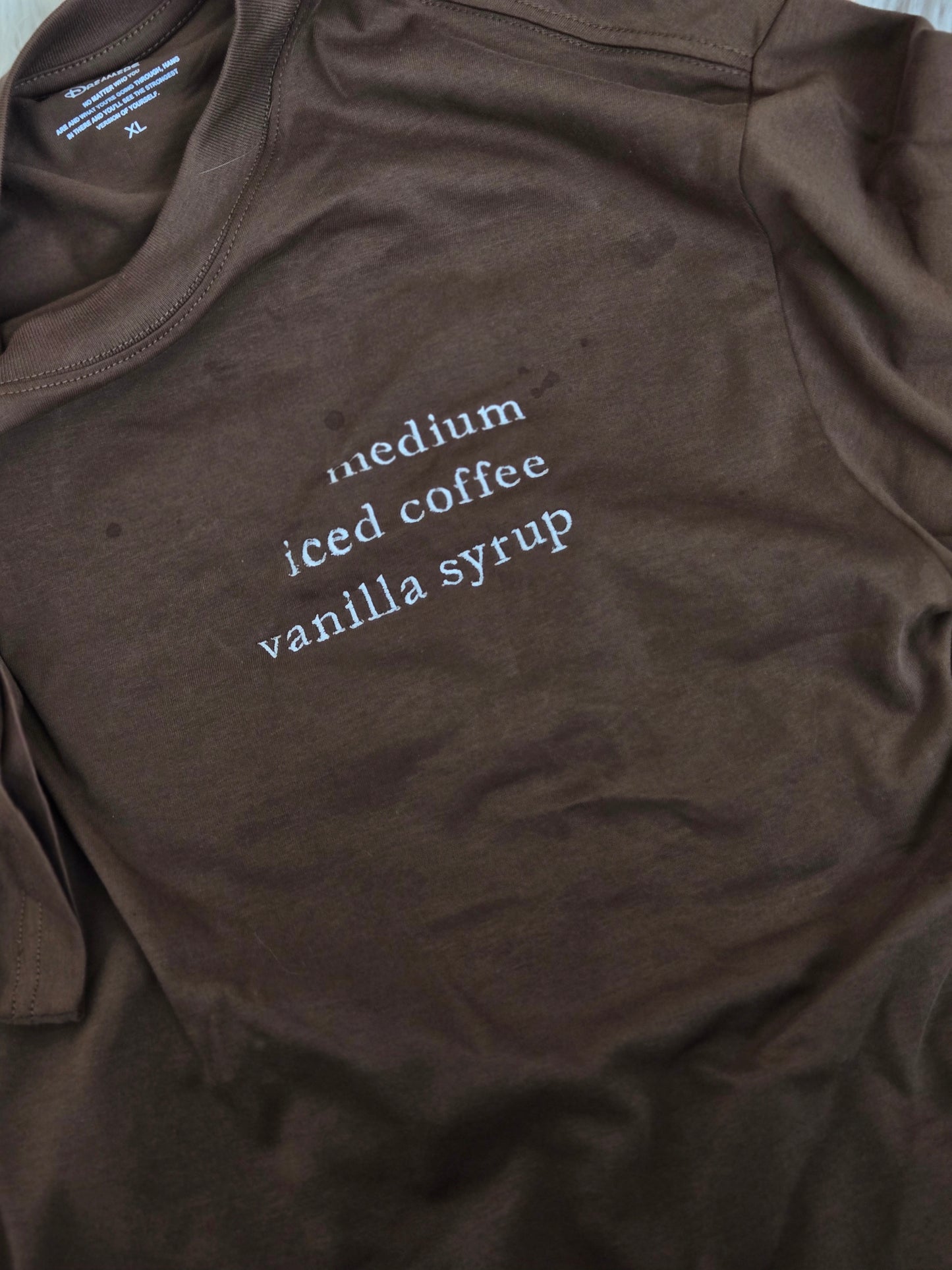 Coffee Order TShirt (custom)