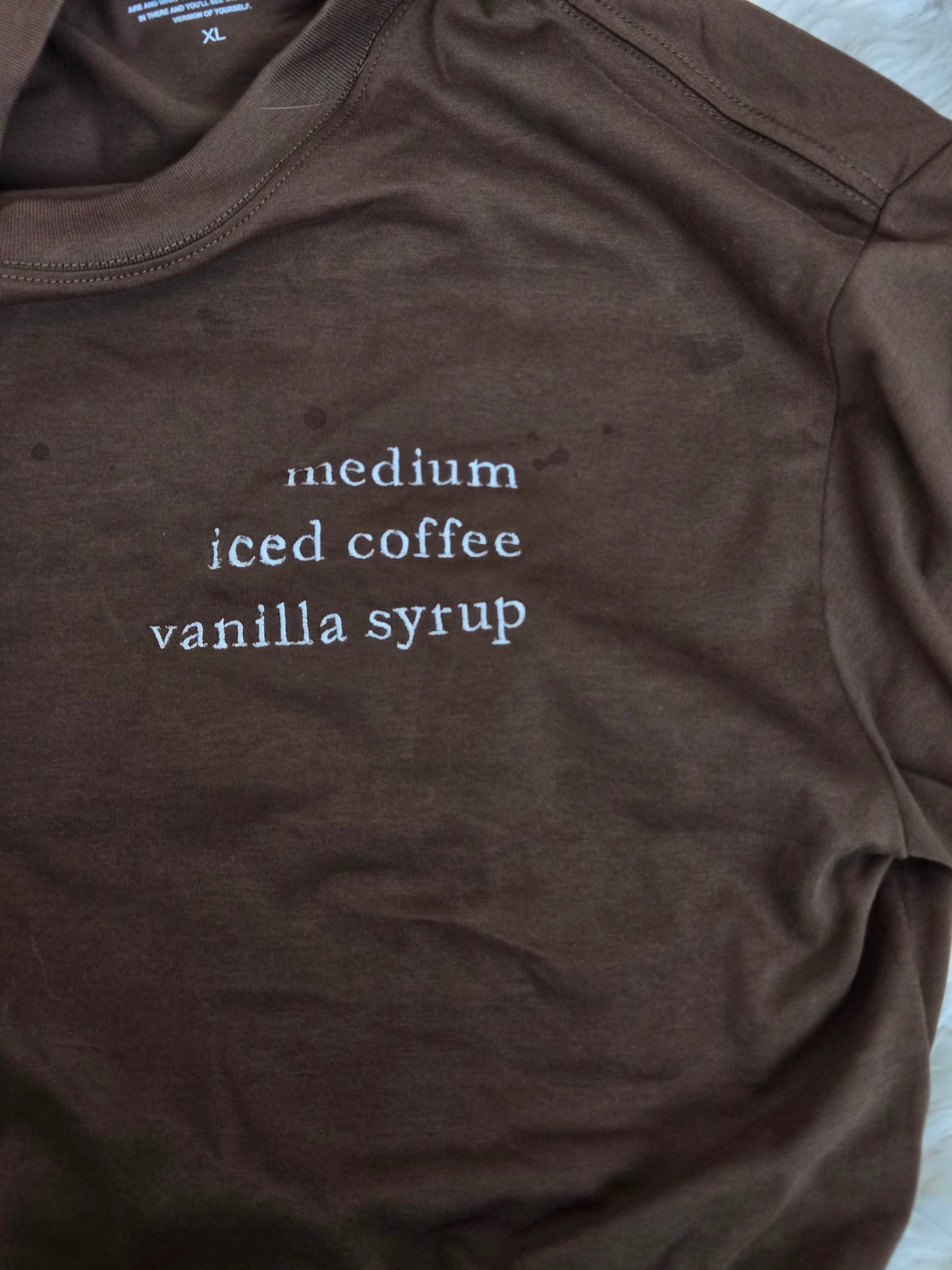 Coffee Order TShirt (custom)