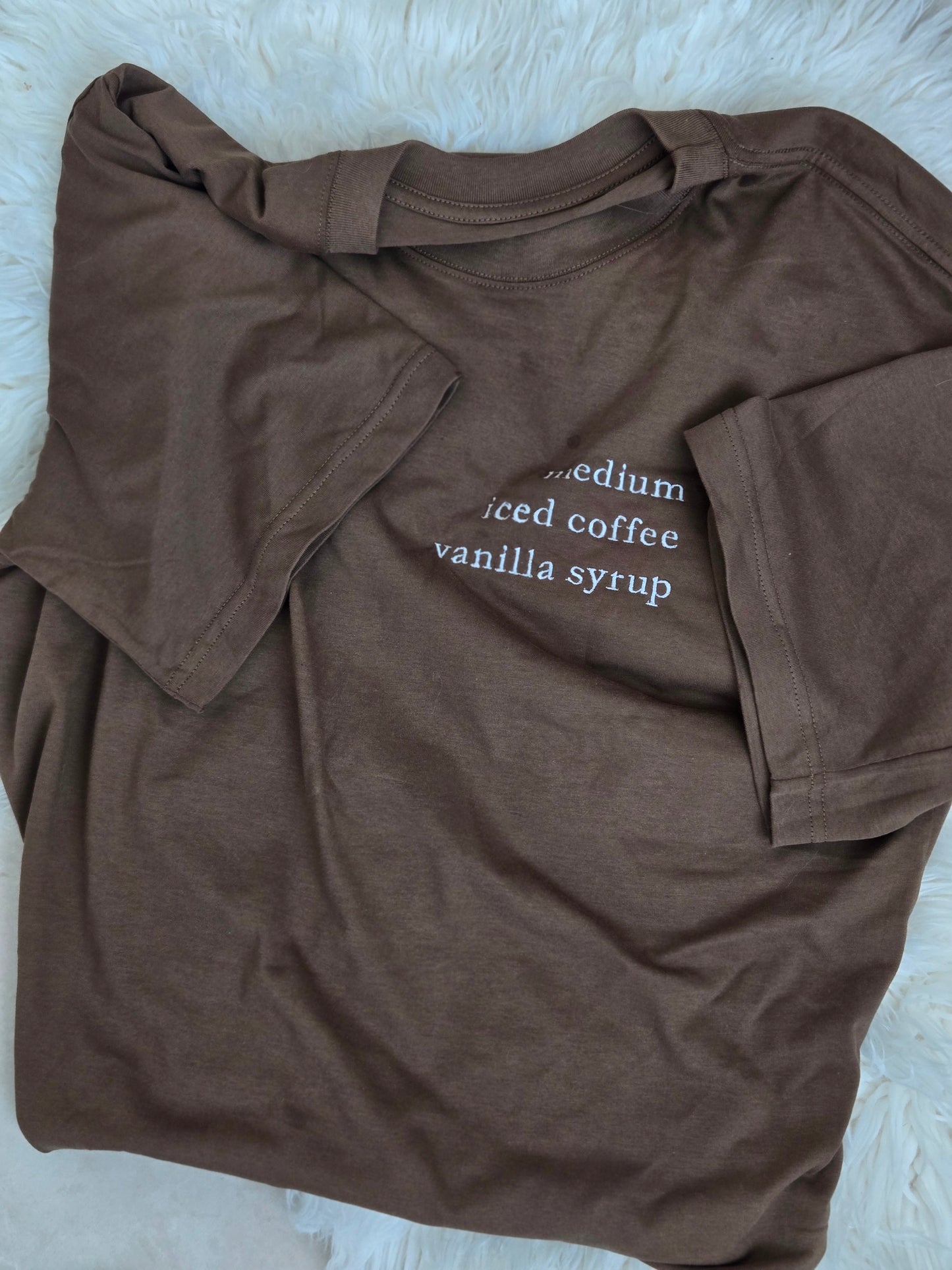 Coffee Order TShirt (custom)
