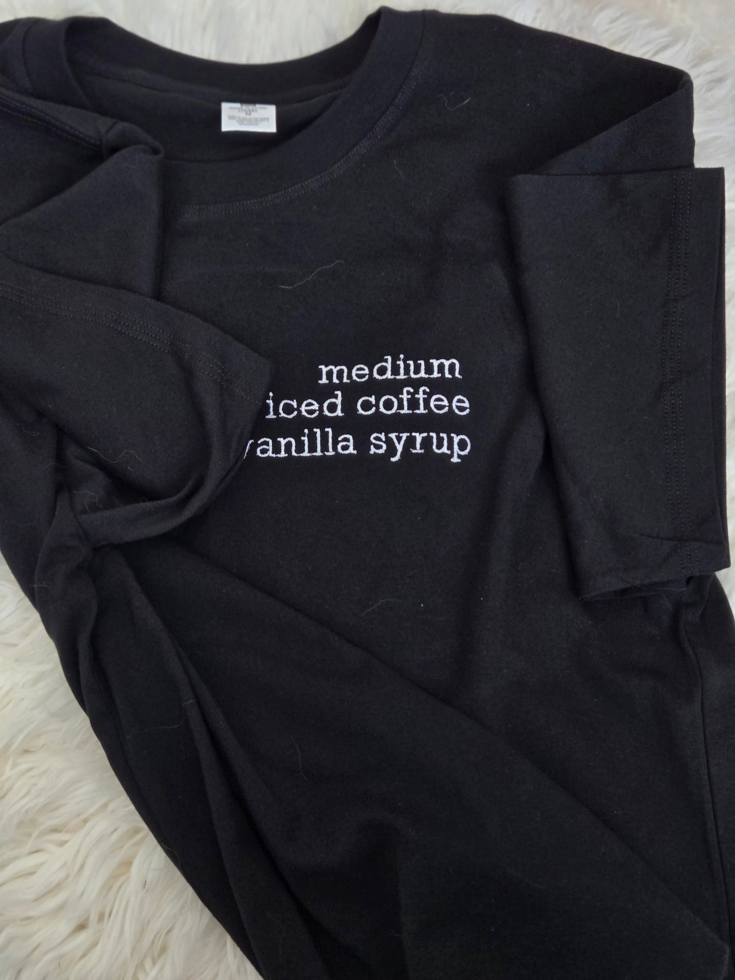Coffee Order TShirt (custom)