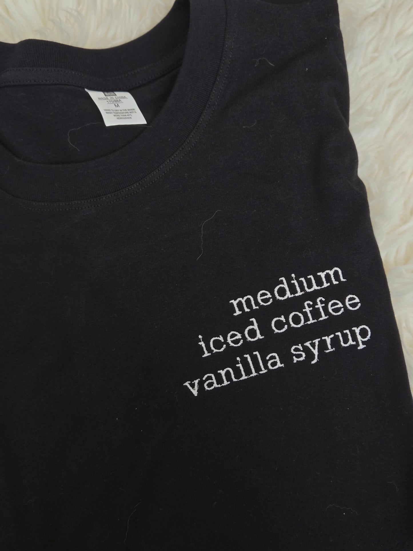 Coffee Order TShirt (custom)