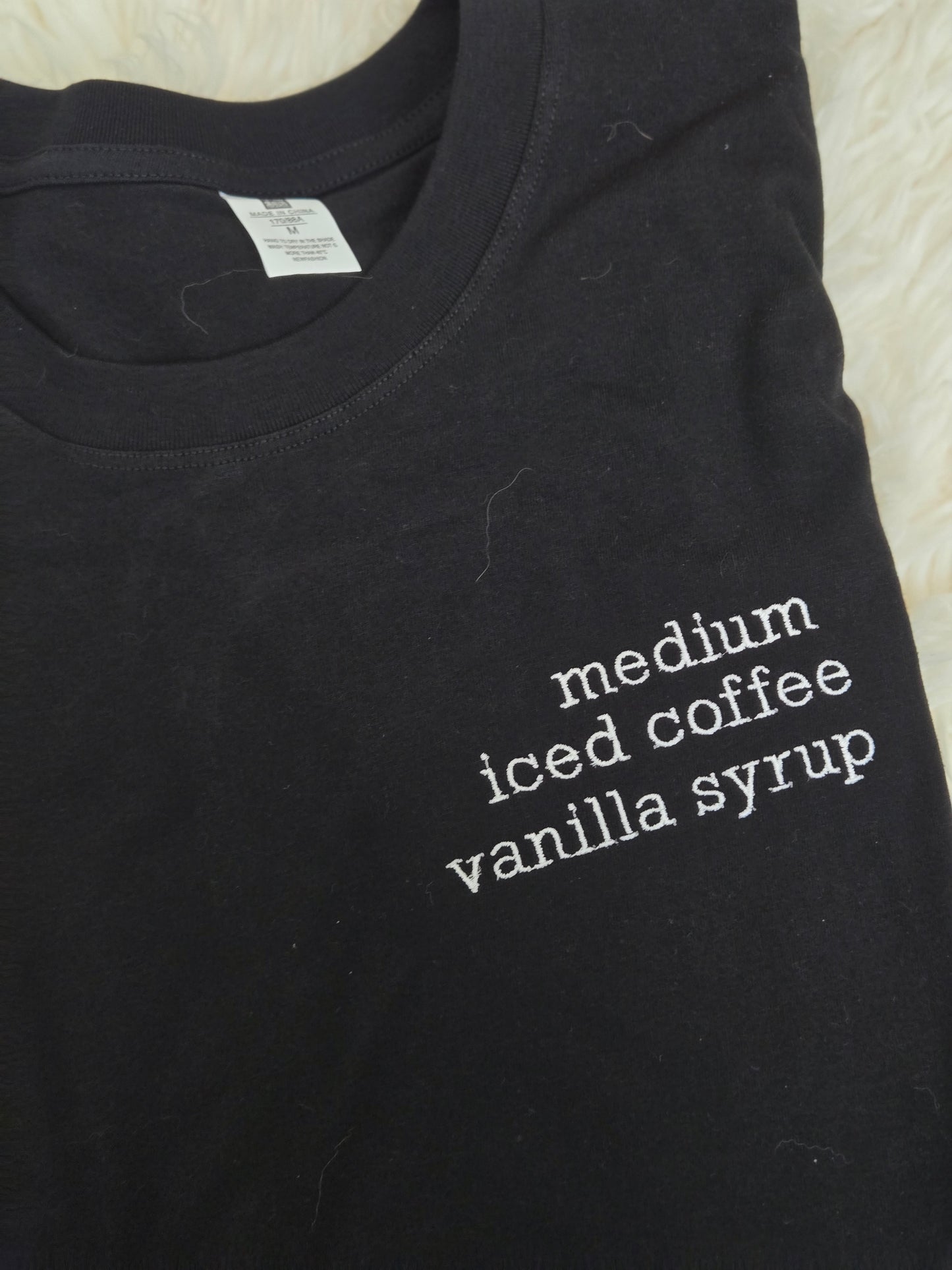 Coffee Order TShirt (custom)