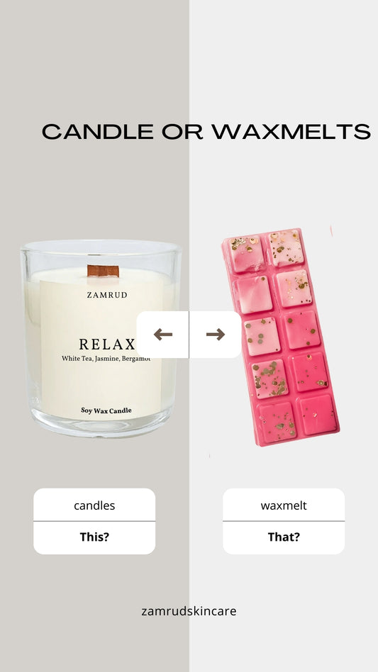 "Wax Melts vs. Candles: Choosing the Perfect Ambiance for Your Space"