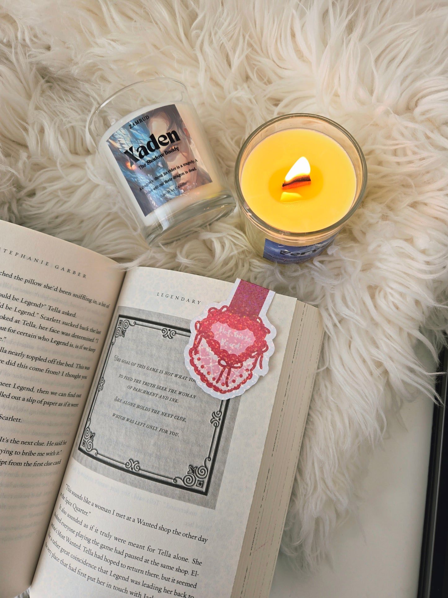 Hot Girls Read Magnetic Bookmark